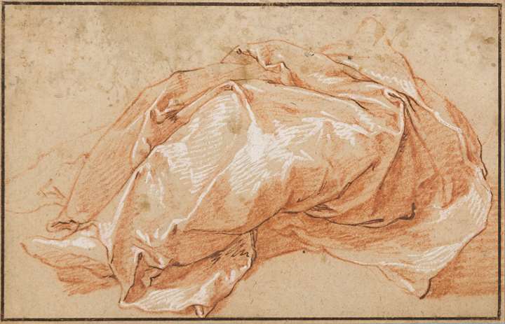 Drapery Study of a Seated Figure
